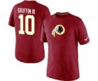 Nike Washington Redskins Robert Griffin III Name & Number T-Shirt Red