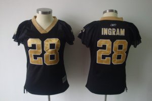 2010 Women\'s Field Flirt Fashion nfl new orleans saints #28 ingram black