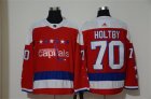 Capitals #70 Braden Holtby Red Alternate Adidas Jersey