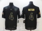 Nike Texans #4 Deshaun Watson Black 2020 Salute To Service Limited Jersey