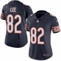 Women's Nike Chicago Bears #82 Khari Lee Limited Navy Blue Rush NFL Jersey