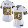 Women's Nike New Orleans Saints #83 Willie Snead Limited White Rush NFL Jersey