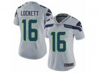 Women Nike Seattle Seahawks #16 Tyler Lockett Vapor Untouchable Limited Grey Alternate NFL Jersey