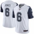 Youth Nike Dallas Cowboys #6 Chris Jones Limited White Rush NFL Jersey