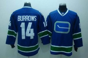 nhl vancouver canucks #14 burrows blue[3rd]