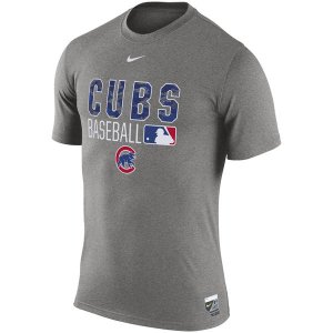 MLB Men\'s Chicago Cubs Nike 2016 AC Legend Issu T-Shirt - Gray