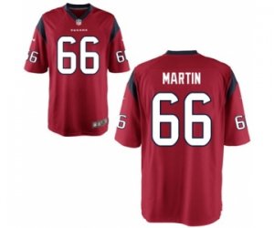 Men\'s Nike Houston Texans #66 Nick Martin Game Red Alternate NFL Jersey