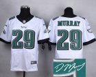 Nike Philadelphia Eagles #29 DeMarco Murray white jerseys(Elite)(Signature)