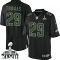Nike Seattle Seahawks #29 Earl Thomas Black Super Bowl XLVIII NFL Impact Limited Jersey