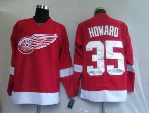 nhl deroit red wings #35 hdward red