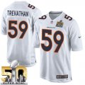 Nike Denver Broncos #59 Danny Trevathan White Super Bowl 50 Men Stitched NFL Game Event Jersey