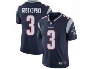 Mens Nike New England Patriots #3 Stephen Gostkowski Vapor Untouchable Limited Navy Blue Team Color NFL Jersey