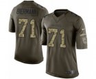 Men Nike Atlanta Falcons #71 Kroy Biermann Limited Green Salute to Service NFL Jersey