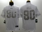 Nike San Francisco 49ers #80 Jerry Rice Platinum White Jerseys(Game)