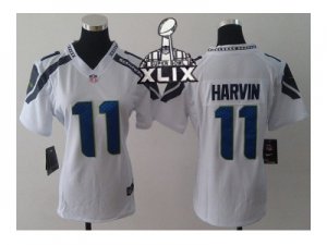 2015 Super Bowl XLIX nike women nfl jerseys seattle seahawks #11 harvin white