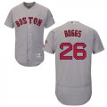 Boston Red Sox #26 Wade Boggs Grey Flexbase Authentic Collection Stitched Baseball Jersey