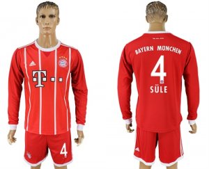 2017-18 Bayern Munich 4 SULE Home Thailand Soccer Jersey