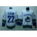 youth nhl vancouver canucks #22 d.sedin white