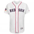 Mens Boston Red Sox Blank White Stitched 2016 Fashion Stars & Stripes Flex Base Baseball Jersey