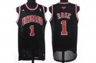 nba chicago bulls #1 rose black