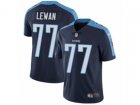 Nike Tennessee Titans #77 Taylor Lewan Vapor Untouchable Limited Navy Blue Alternate NFL Jersey