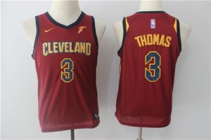 Cavaliers #3 Isaiah Thomas Red Youth Nike Swingman Jersey