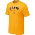 Nike MLB San Francisco Giants 2014 Home Practice T-Shirt - Yellow