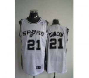 nba san antonio spurs #21 duncan regular white