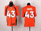 Nike Denver Broncos #43 T.J. Ward Orange Jerseys(Elite)