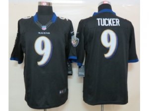 Nike NFL Baltimore Ravens #9 Tucker black Jerseys(Limited)