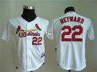 Youth MLB St.Louis Cardinals #22 heyward white jersey