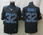 Nike San Diego Charger #32 Weddle Black Jerseys(Impact Limited)