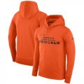 Cincinnati Bengals Nike Property Of Performance Pullover Hoodie Orange