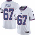 Mens Nike New York Giants #67 Justin Pugh Limited White Rush NFL Jersey