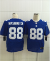 Nike New York Giants #88 Washington blue jerseys[Elite Washington]