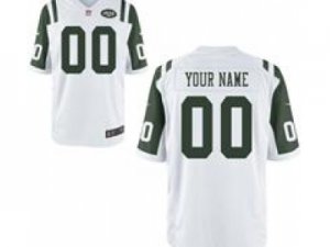 Men\'s Nike New York Jets Customized Game White Jerseys (S-4XL)