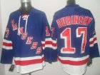 nhl new york rangers #17 dubinsky lt,blue