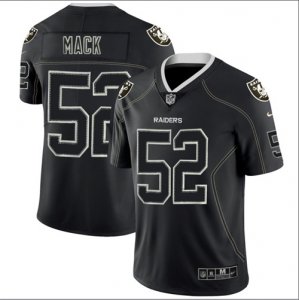 Nike Raiders #52 Khalil Mack Black Shadow Legend Limited Jersey