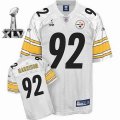 Pittsburgh Steelers #92 James Harrison 2011 Super Bowl XLV Jerse
