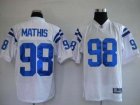 nfl indianapolis colts #98 mathis white