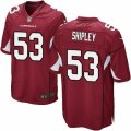 Mens Nike Arizona Cardinals #53 A.Q. Shipley Game Red Team Color NFL Jersey