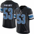 Mens Nike Detroit Lions #53 Kyle Van Noy Limited Black Rush NFL Jersey