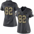 Women's Nike Pittsburgh Steelers #82 John Stallworth Limited Black 2016 Salute to Service NFL Jersey