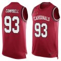 Nike Arizona Cardinals #93 Calais Campbell Red Team Color Men's Stitched NFL Limited Tank Top Jersey