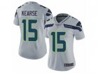 Women Nike Seattle Seahawks #15 Jermaine Kearse Vapor Untouchable Limited Grey Alternate NFL Jersey