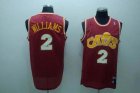 nba fans cavs #2 m.williams swingman red