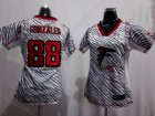 Nike Women NFL Atlanta Falcons #88 Tony Gonzalez jerseys[fem fan zebra]