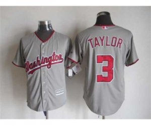 mlb jerseys washington nationals #3 taylor grey