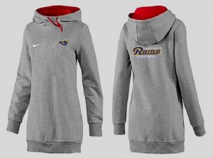 Women St. Louis Rams Logo Pullover Hoodie-036