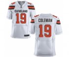 Men's Nike Cleveland Browns #19 Corey Coleman Elite White NFL Jersey